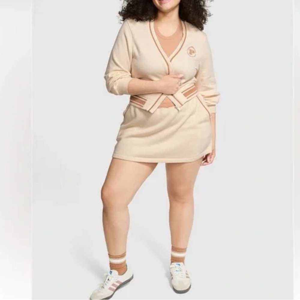 PINK Victoria's Secret Cream Varsity Jacket - Picture 4 of 4
